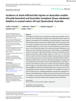Incidence of shark-inflicted bite injuries on Australian snubfin (Orcaella heinsohni) and Australian humpback (Sousa sahulensis) dolphins in coastal waters off east Queensland, Australia