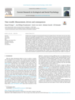 Time wealth: Measurement, drivers and consequences