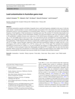 Lead contamination in Australian game meat