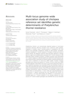 Multi-locus genome-wide association study of chickpea reference set identifies genetic determinants of Pratylenchus thornei resistance