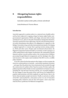 Abrogating human rights responsibilities Australia's asylum-seeker policy at home and abroad