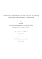 Understanding Clandestine Grave Site Choices by Using Self-Reporting Psychological Perspectives and GPS Heat Mapping