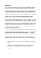 Creative River Journeys: Using Reflective Practice Within a Creative River Journeys: Using Reflective Practice Within a Practice-Led Research Context Practice-Led Research Context