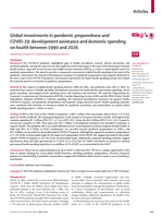 Global investments in pandemic preparedness and COVID-19: development assistance and domestic spending on health between 1990 and 2026