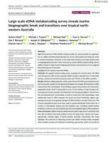 Large-scale eDNA metabarcoding survey reveals marine biogeographic break and transitions over tropical north-western Australia
