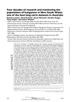Four decades of research and monitoring the populations of kangaroos in New South Wales: One of the best long-term datasets in Australia