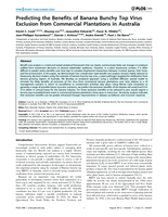 Predicting the Benefits of Banana Bunchy Top Virus Exclusion from Commercial Plantations in Australia