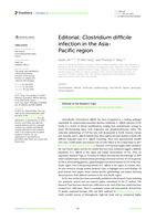 Editorial: Clostridium difficile infection in the Asia-Pacific region