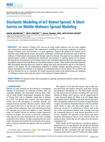Stochastic Modeling of IoT Botnet Spread: A Short Survey on Mobile Malware Spread Modeling