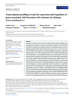 Transcriptome profiling reveals the expression and regulation of genes associated with Fusarium wilt resistance in chickpea (Cicer arietinum L.)