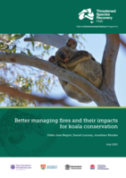 Better managing fires and their impacts for koala conservation