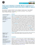 Using expert elicitation to identify effective combinations of management actions for koala conservation in different regional landscapes