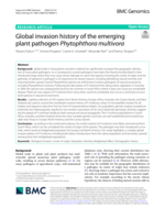 Global invasion history of the emerging plant pathogen Phytophthora multivora