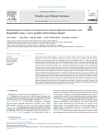 Spatiotemporal analysis of temperature and precipitation extremes over Bangladesh using a novel gridded observational dataset