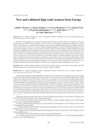 New and validated high-rank syntaxa from Europe