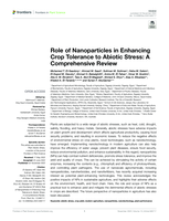 Role of Nanoparticles in Enhancing Crop Tolerance to Abiotic Stress: A Comprehensive Review