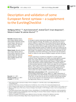 Description and validation of some European forest syntaxa – a supplement to the EuroVegChecklist