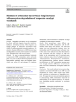 Richness of arbuscular mycorrhizal fungi increases with ecosystem degradation of temperate eucalypt woodlands