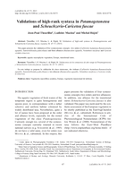 Validations of high-rank syntaxa in Potamogetonetea and Scheuchzerio-Caricetea fuscae
