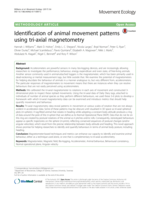 Identification of animal movement patterns using tri-axial magnetometry