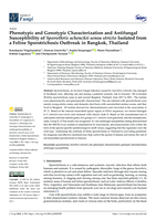Phenotypic and Genotypic Characterization and Antifungal Susceptibility of Sporothrix schenckii sensu stricto Isolated from a Feline Sporotrichosis Outbreak in Bangkok, Thailand