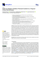 Traits of adaptive outdoor thermal comfort in a tropical urban microclimate