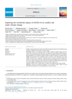 Exploring the worldwide impact of COVID-19 on conflict risk under climate change