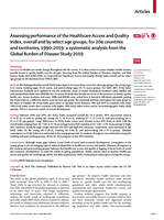 Assessing performance of the Healthcare Access and Quality Index, overall and by select age groups, for 204 countries and territories, 1990-2019: a systematic analysis from the Global Burden of Disease Study 2019