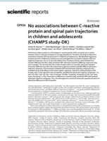 No associations between C-reactive protein and spinal pain trajectories in children and adolescents (CHAMPS study-DK)