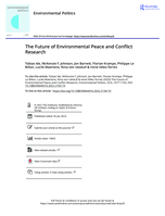 The future of environmental peace and conflict research