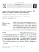Longitudinal spatial mapping of lipid metabolites reveals pre-symptomatic changes in the hippocampi of Huntington?s disease transgenic mice