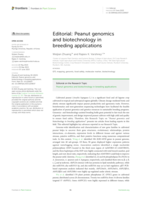 Editorial: Peanut genomics and biotechnology in breeding applications