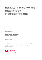 Behavioural ecology of the flatback turtle in the era of big data