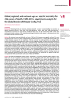 Global, regional, and national age-sex specific mortality for 264 causes of death, 1980-2016 : a systematic analysis for the Global Burden of Disease Study 2016