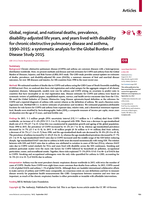Global, regional, and national deaths, prevalence, disability-adjusted life years, and years lived with disability for chronic obstructive pulmonary disease and asthma, 1990–2015: a systematic analysis for the Global Burden of Disease Study 2015