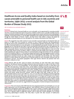 Healthcare Access and Quality Index based on mortality from causes amenable to personal health care in 195 countries and territories, 1990-2015: a novel analysis from the Global Burden of Disease Study 2015