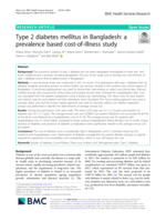 Type 2 diabetes mellitus in Bangladesh: a prevalence based cost-of-illness study