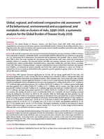 Global, regional, and national comparative risk assessment of 84 behavioural, environmental and occupational, and metabolic risks or clusters of risks, 1990-2016 : a systematic analysis for the Global Burden of Disease Study 2016