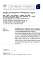 Investigating the relationships between hypothalamic volume and measures of circadian rhythm and habitual sleep in premanifest Huntington's disease