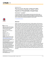 The Economic Burden of Road Traffic Injuries on Households in South Asia