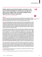 Global, regional, and national incidence, prevalence, and years lived with disability for 328 diseases and injuries for 195 countries, 1990-2016: a systematic analysis for the Global Burden of Disease Study 2016