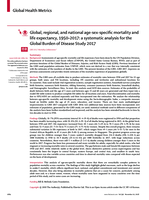 Global, regional, and national age-sex-specific mortality and life expectancy, 1950-2017: A systematic analysis for the Global Burden of Disease Study 2017