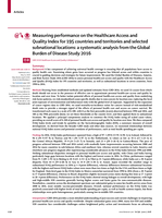 Measuring performance on the Healthcare Access and Quality Index for 195 countries and territories and selected subnational locations: a systematic analysis from the Global Burden of Disease Study 2016