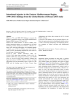 Intentional injuries in the Eastern Mediterranean Region, 1990-2015: findings from the Global Burden of Disease 2015 study