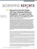 Glycaemic Control for People with Type 2 Diabetes Mellitus in Bangladesh - An urgent need for optimization of management plan