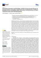 Soil characteristics and fertility of the unique Jarrah Forest of Southwestern Australia, with particular consideration of plant nutrition and land rehabilitation