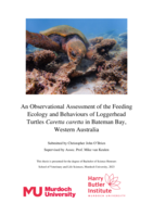 An Observational Assessment of the Feeding Ecology and Behaviours of Loggerhead Turtles Caretta caretta in Bateman Bay, Western Australia