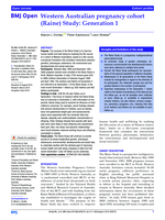 Western Australian pregnancy cohort (Raine) Study: Generation 1