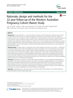 Rationale, design and methods for the 22 year follow-up of the Western Australian Pregnancy Cohort (Raine) Study