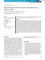 Determining risk factors for surgical wound dehiscence: a literature review